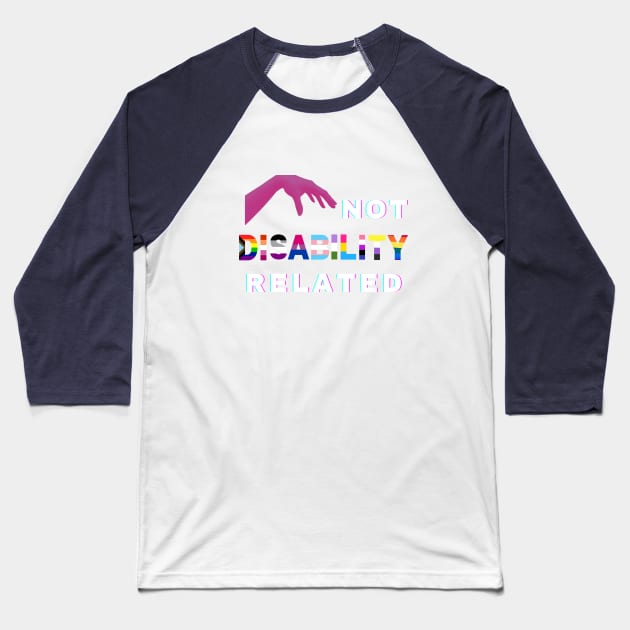 Disability x Pride Month Baseball T-Shirt by Imani